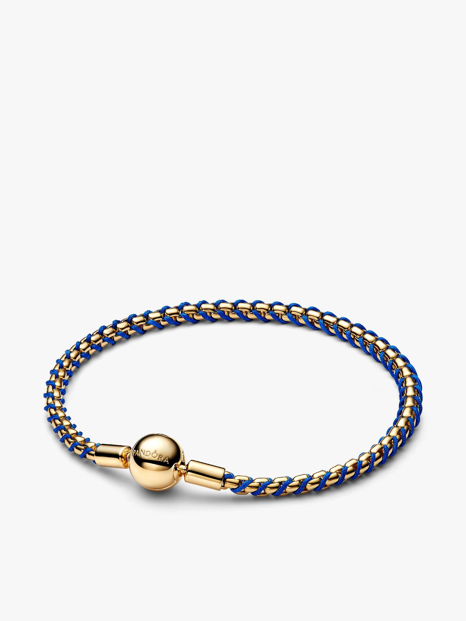 Pulsera Cadena Caja Cordón Azul