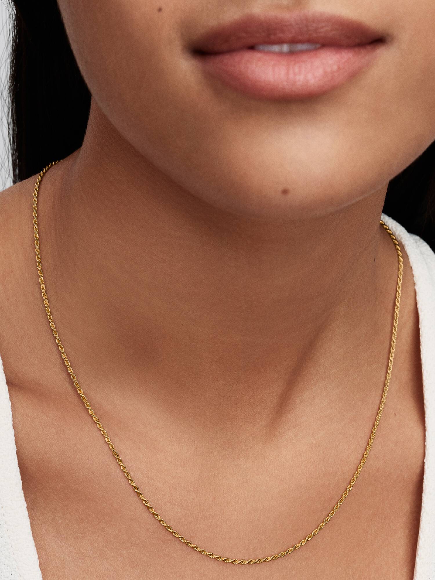 Collar de Cadena Tipo Cordón