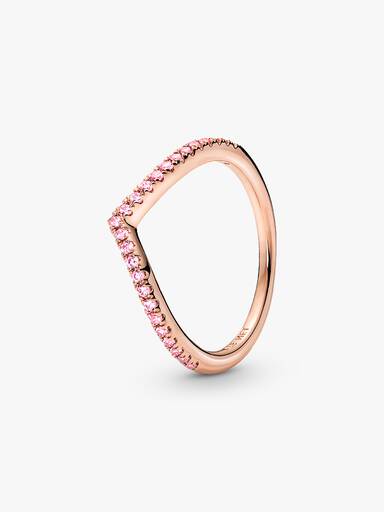 Anillo Deseo Reluciente Rosa