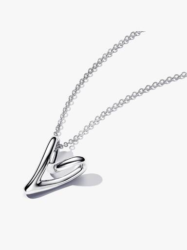 Collar Corazón Forma Orgánica