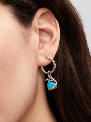 Charm Colgante Ballena Color Turquesa