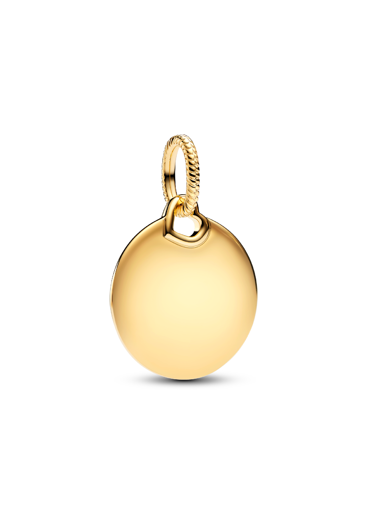 Charm Colgante Etiqueta Redonda Grabable