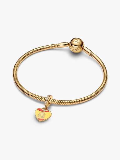 Charm Colgante Corazón España Grabable