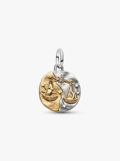 Charm Medallón Zodiaco Libra