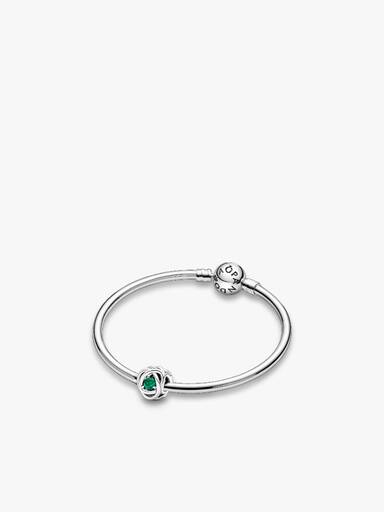 May Birthstone Eternity Circle Bangle Gift Set