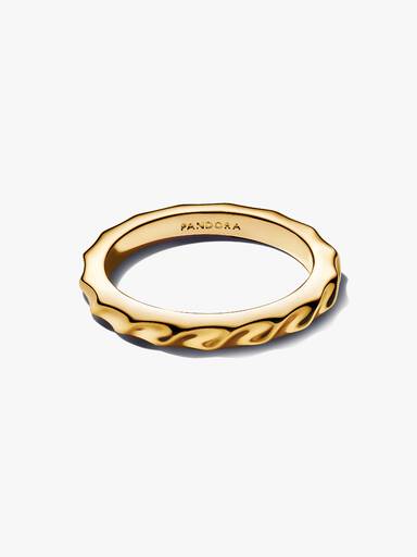 Anillo Banda Ondulada