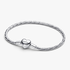 Pulsera de Cadena de Serpiente con Cierre Corazón Facetado Grabable Pulsera de Cadena de Serpiente con Cierre Corazón Facetado Grabable