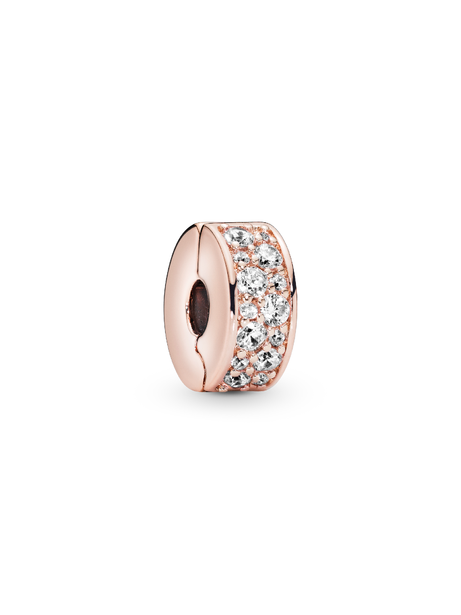 Charm de Clip Pavé Transparente