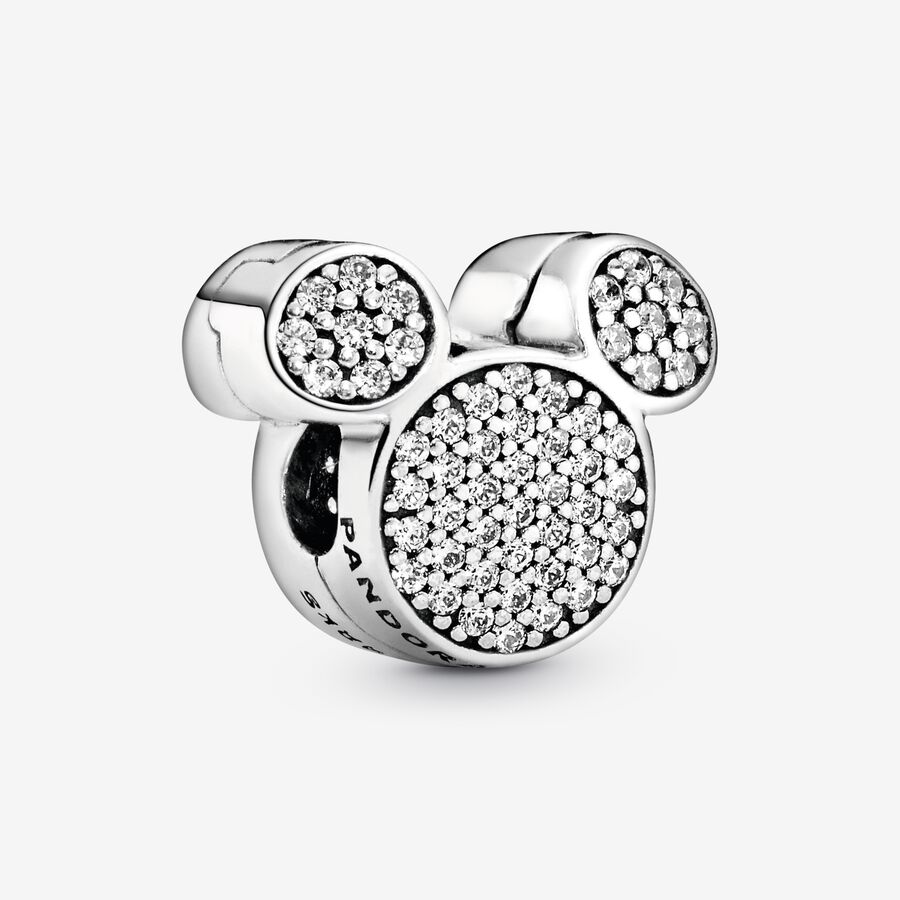 Charm de Clip Pavé de Orejas de Mickey Mouse de Disney image number 0