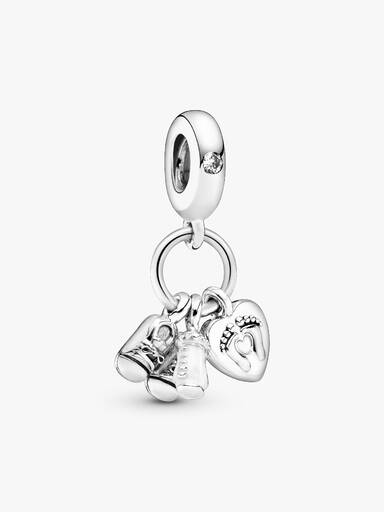 Charm colgante en plata de ley Mi Bebé