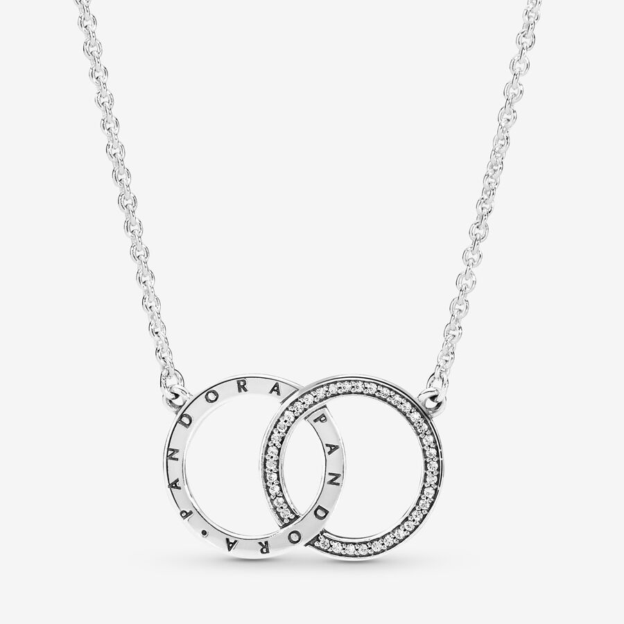 anillo Privilegiado Restricciones Collar en plata de ley Círculos de Pandora | Pandora ES