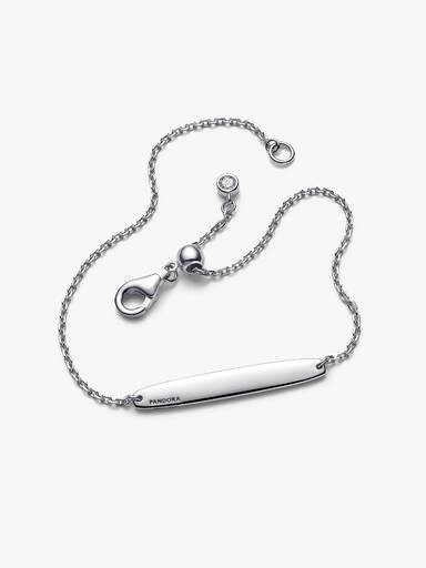 Pulsera de cadena Barra Grabable