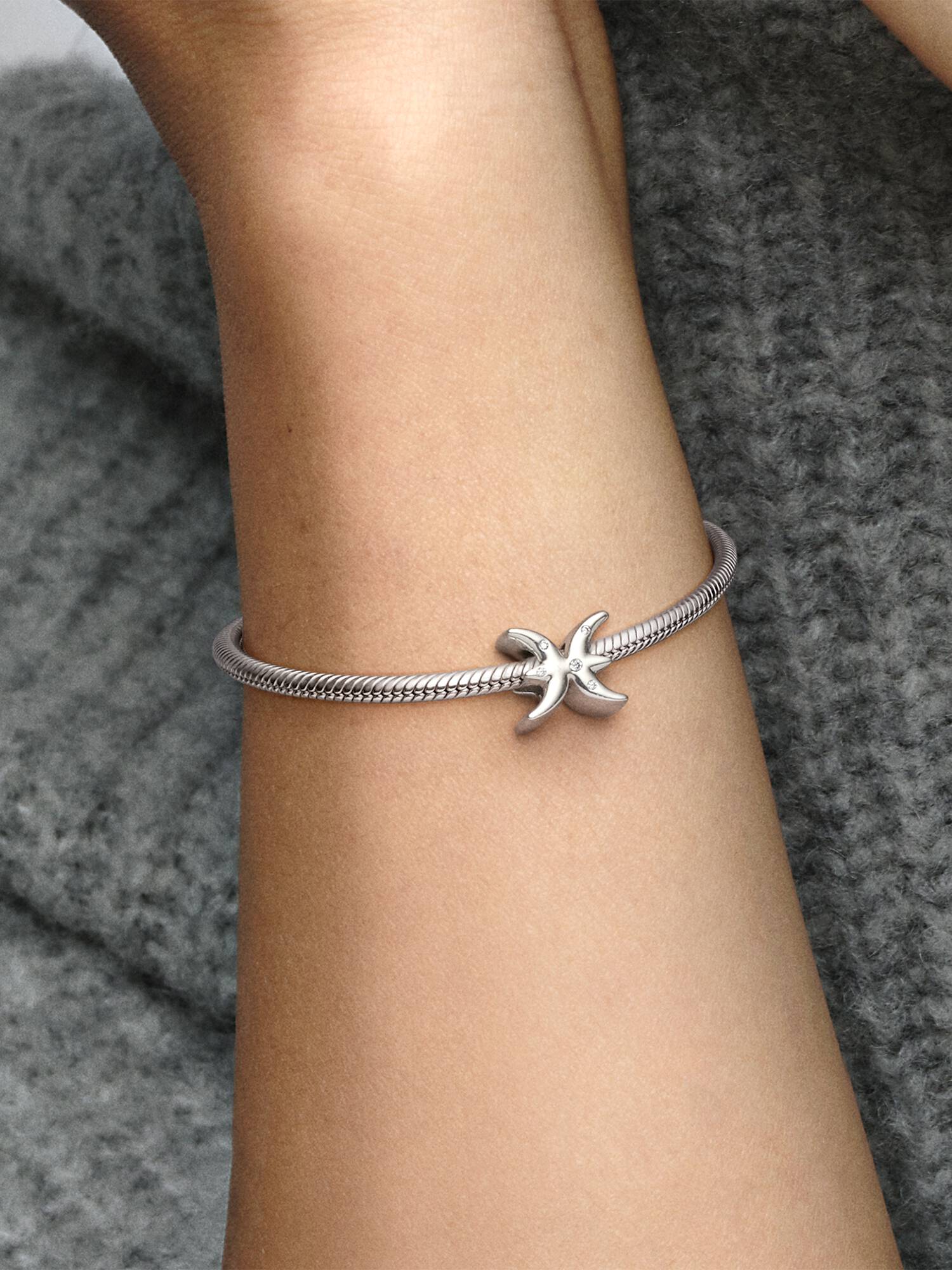 Charm Zodiaco Piscis Brillante