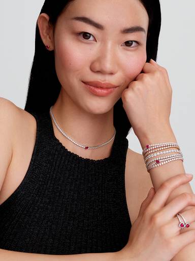Pulsera de Tenis Brillante