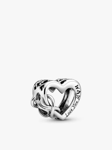 Conjunto de Regalo Pulsera Corazón Moments y Charms Amor Eterno