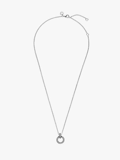 Collar Colgante Doble Círculo