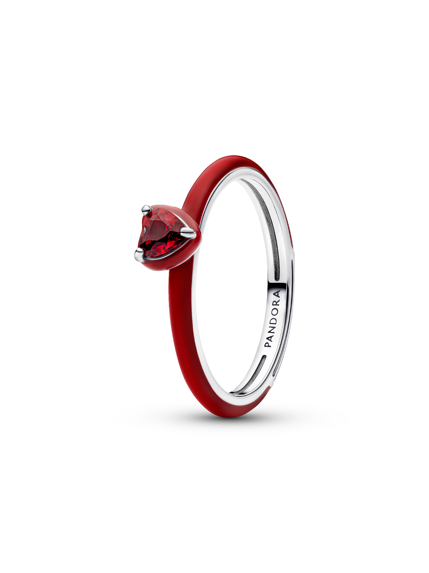 Anillo Corazón Chakra Rojo