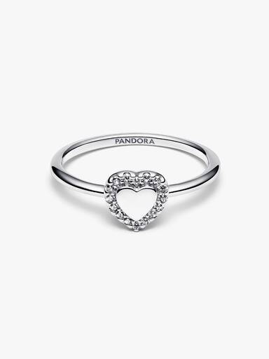 Anillo Halo y Corazón Grabable