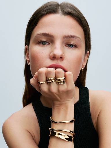 Anillos Combinables Forma Orgánica