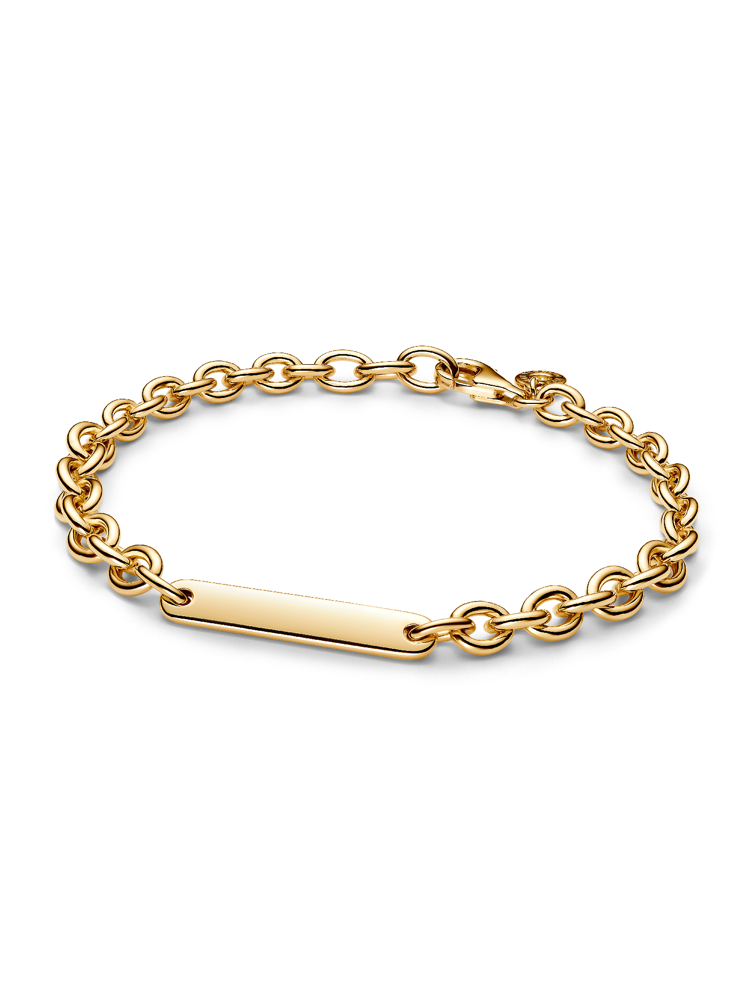 Pulsera de Eslabones Barra Grabable