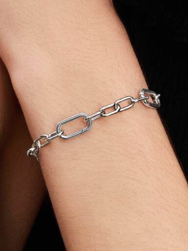 Pulsera de Cadena de Eslabones Pequeños