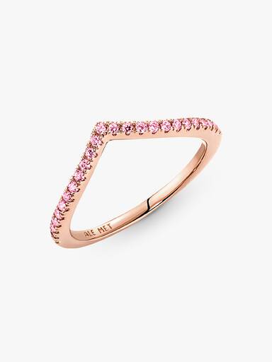 Anillo Deseo Reluciente Rosa