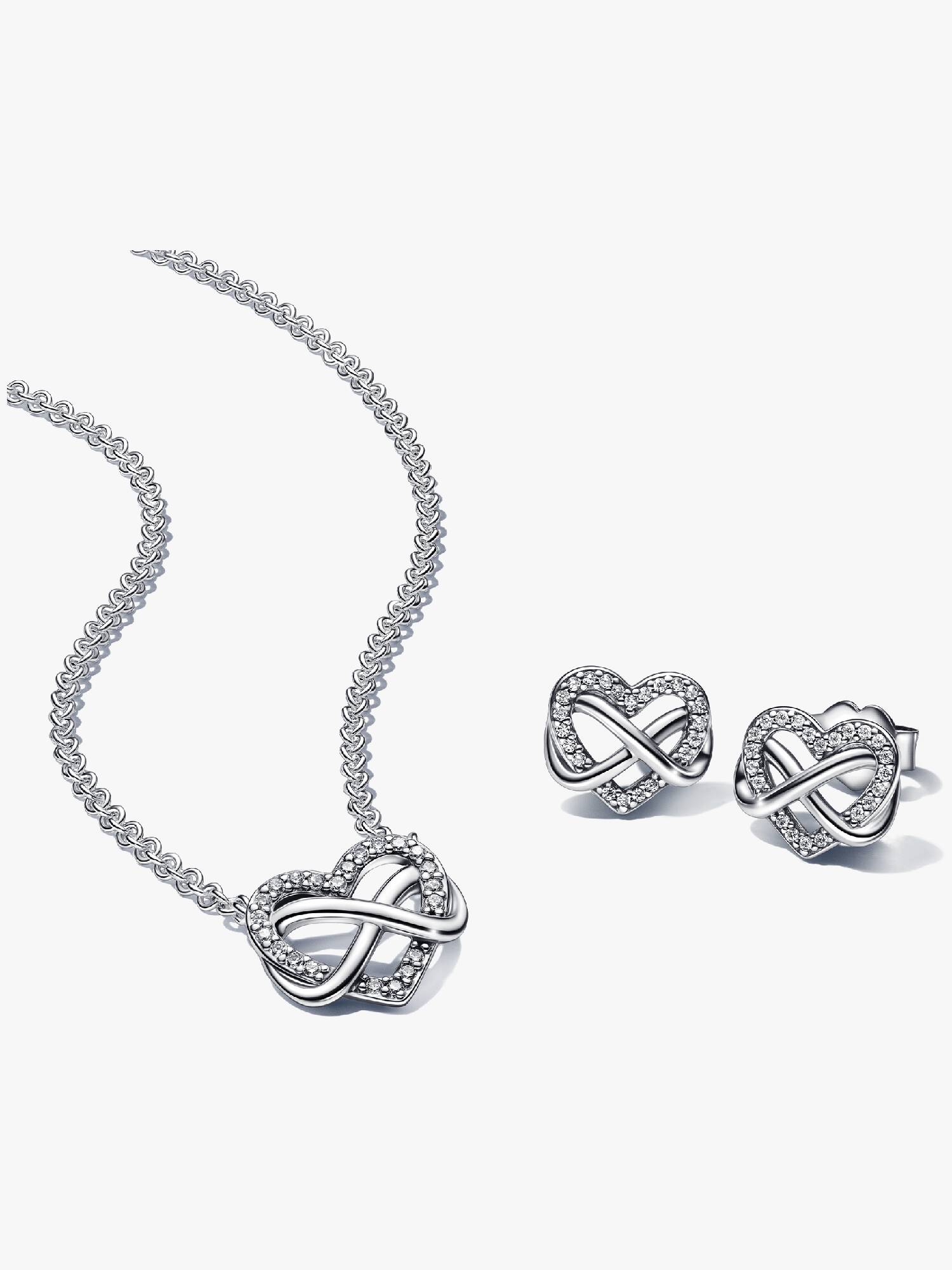 Conjunto de Regalo Corazón Infinito Brillante