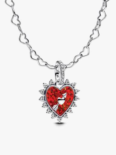 Conjunto de Regalo Collar corazón y flecha