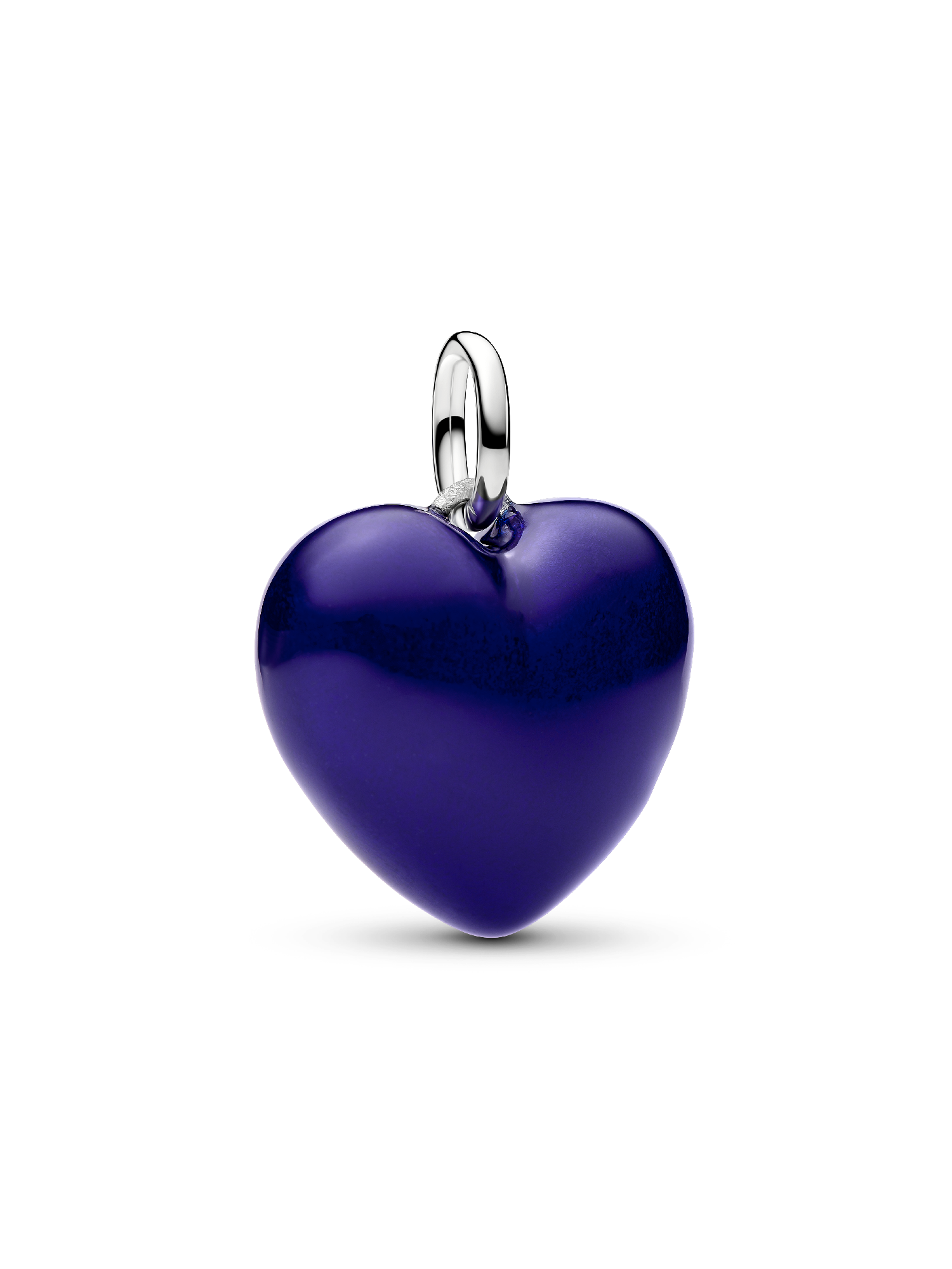 Charm Colgante Corazón Volumen Azul