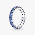 Anillo Eternity Brillante Azul Anillo Eternity Brillante Azul