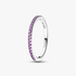 Anillo Banda Brillante Morado Brillante Anillo Banda Brillante Morado Brillante