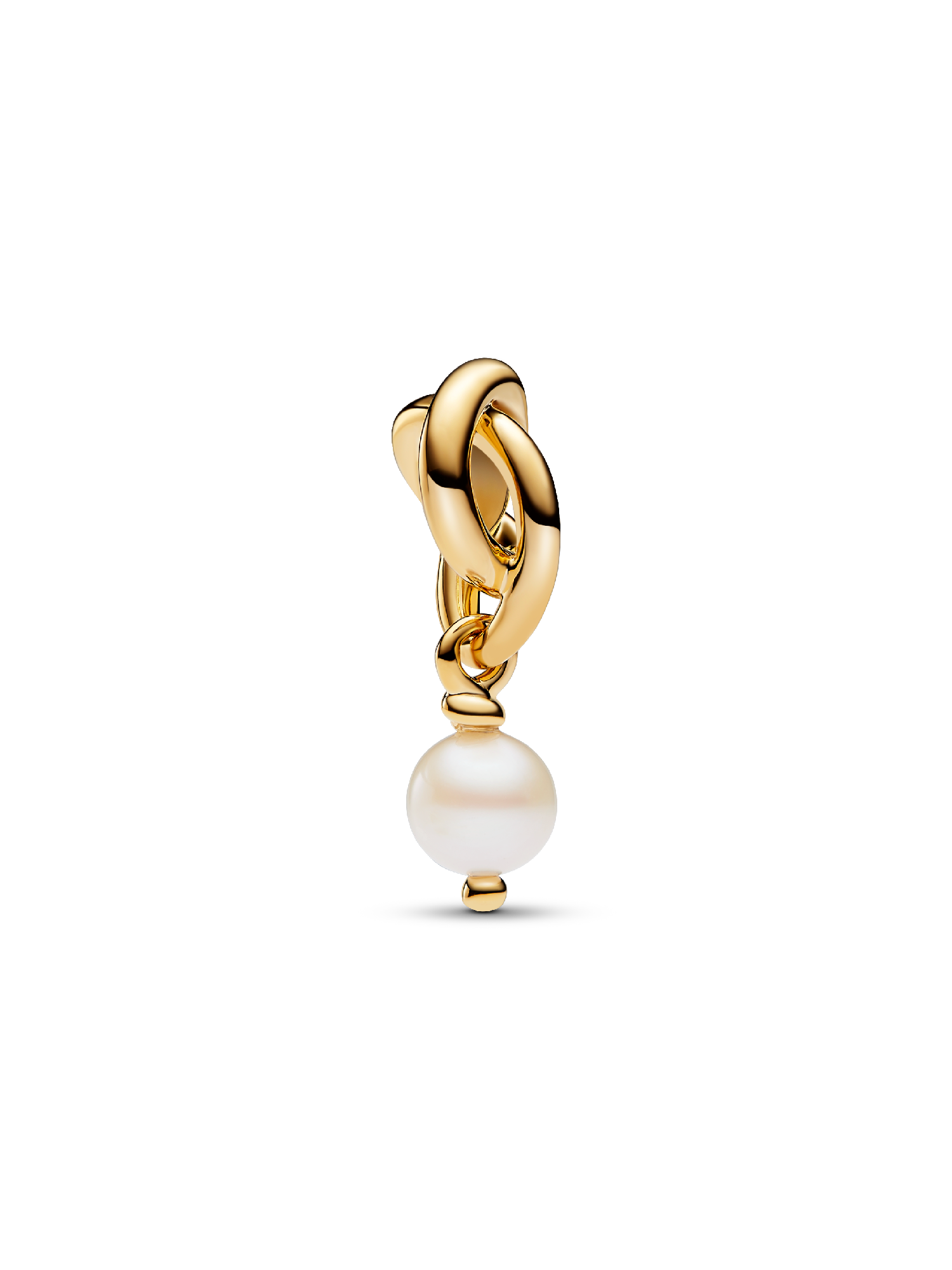 Charm Colgante Círculo Eternity Perla Cultivada De Agua Dulce