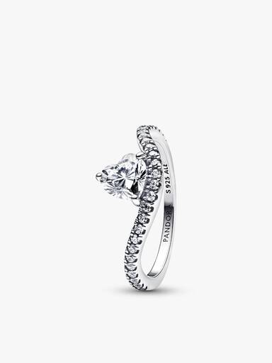 Conjunto de Anillos Onda Corazón