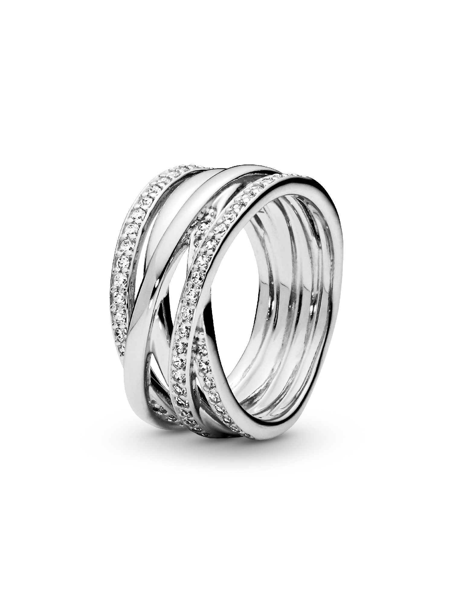Anillo Líneas Brillantes y Pulidas