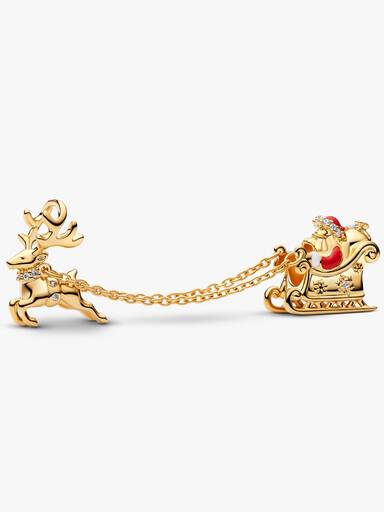 Charm Doble Trineo Papá Noel