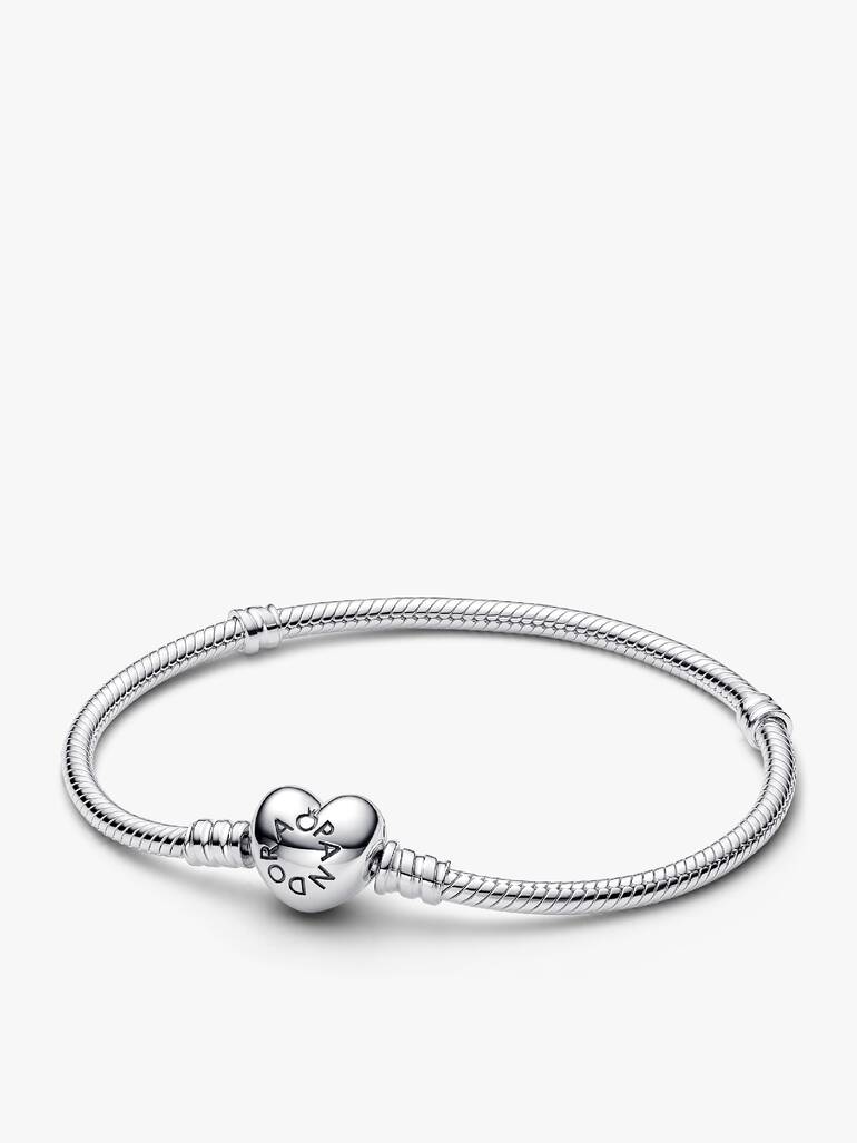 Conjunto de Regalo Pulsera Moments con Charm Colgante Corazón Grabable