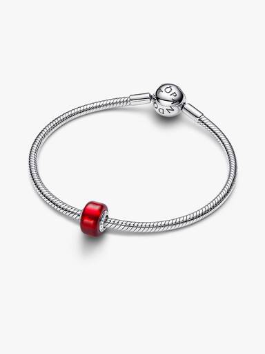 Charm Cristal de Murano Rojo