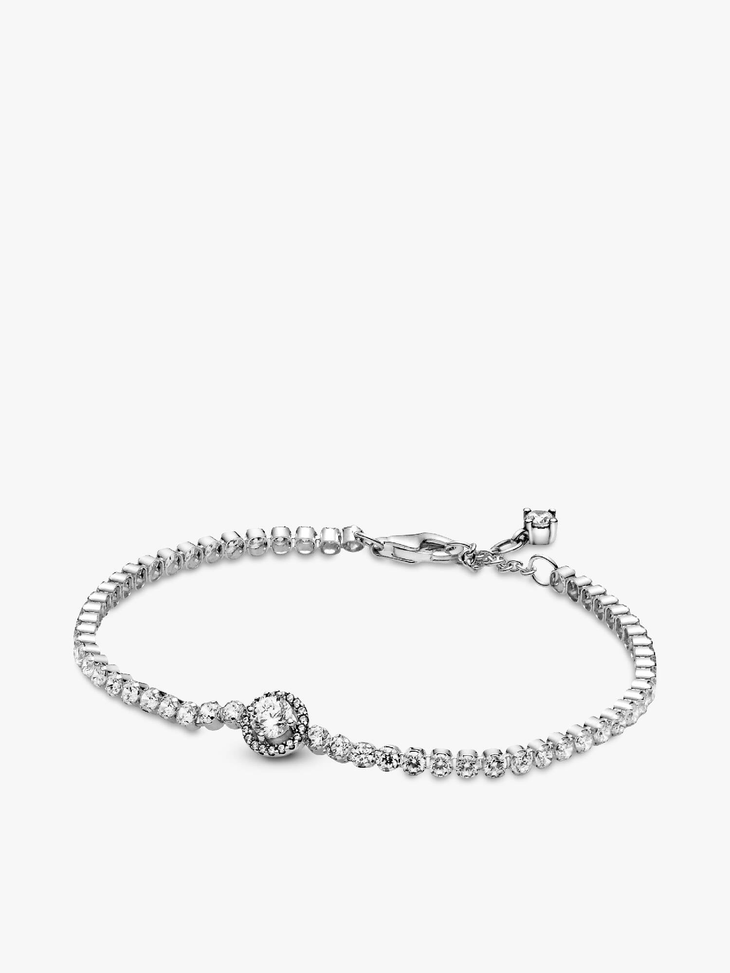 Pulsera de Tenis Halo Brillante