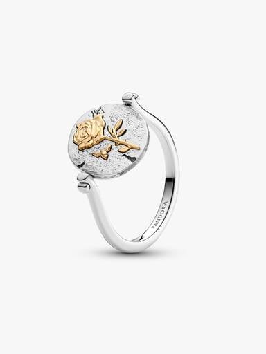 Anillo Medallón Reversible Rosa