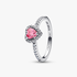 Anillo Corazón Rosa Elevado Anillo Corazón Rosa Elevado