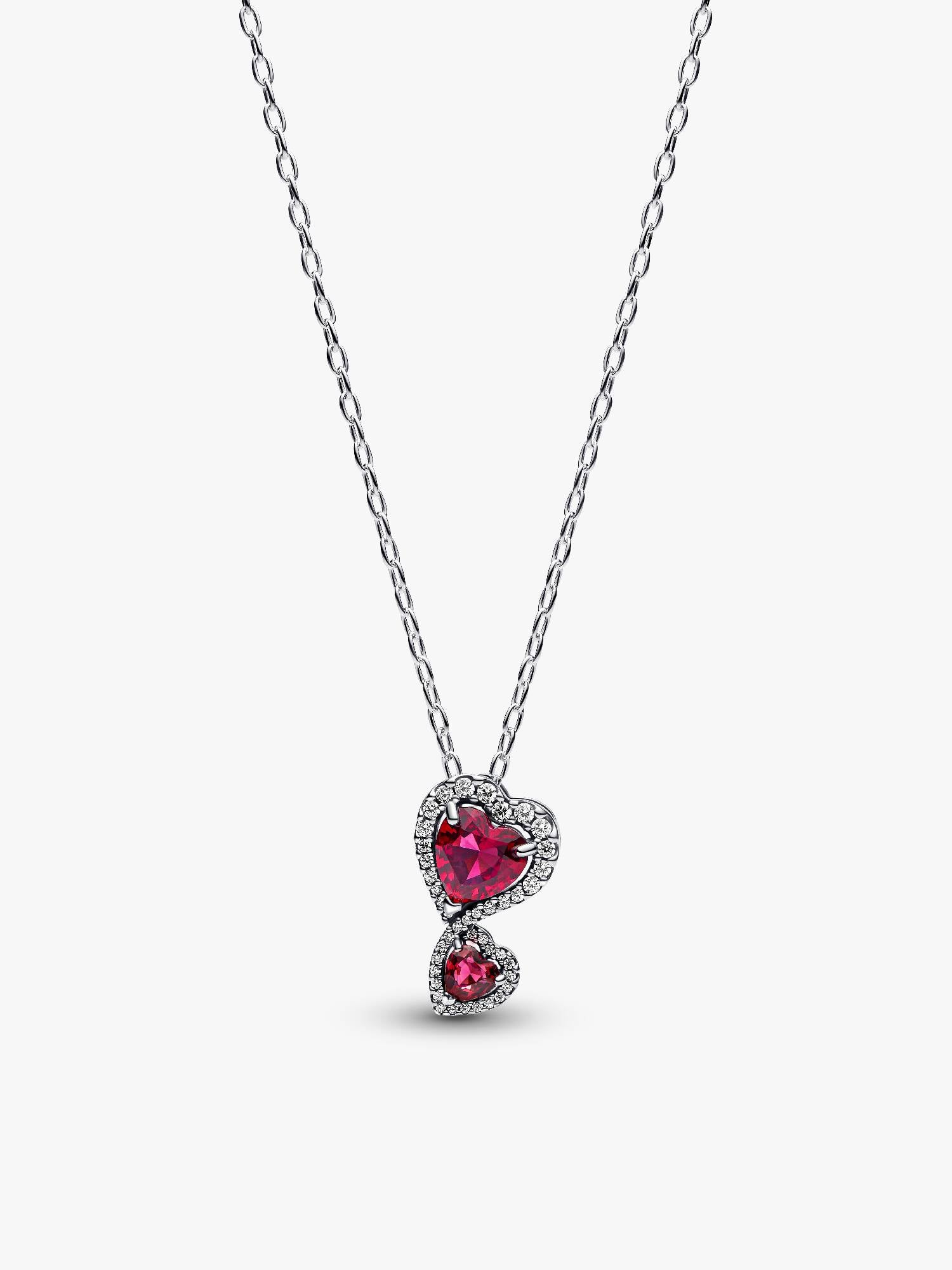 Collar Halo Rojo Corazones