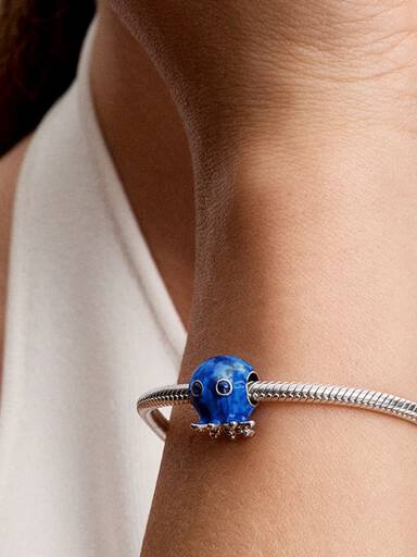 Charm Pulpo y Burbujas Marinas