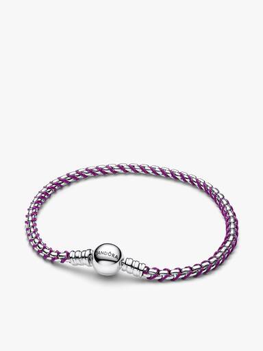 Conjunto de regalo Pulsera Corazón Morado y Mariposa