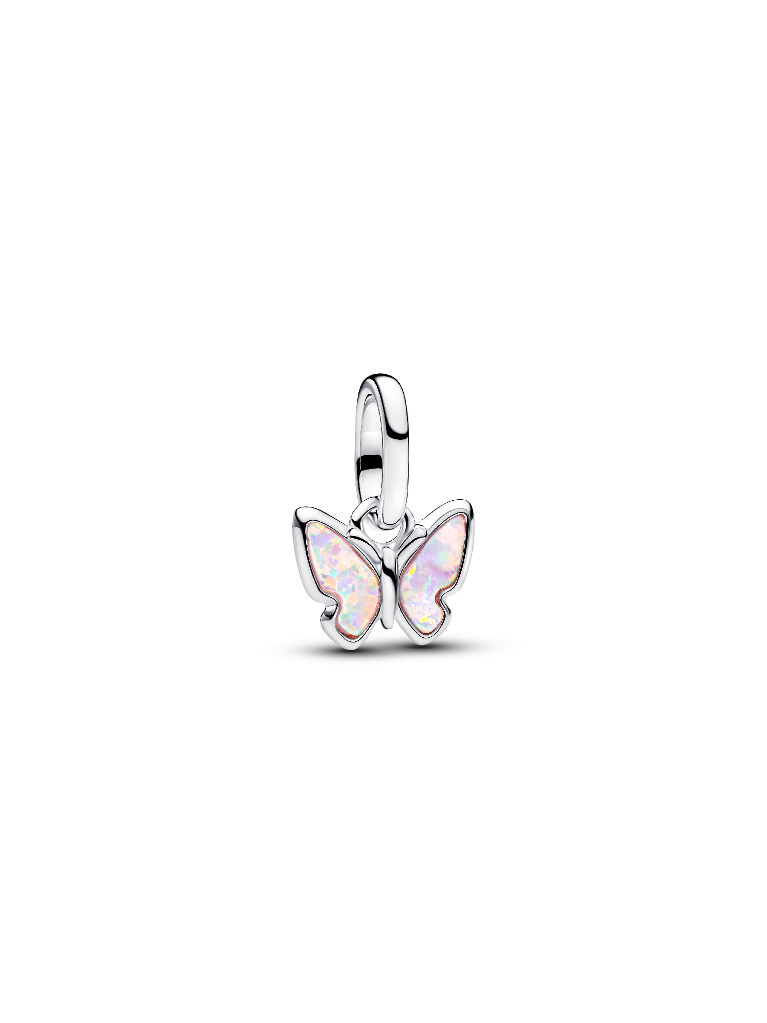 Charm Mini Colgante Mariposa Rosa