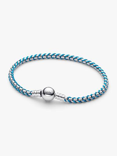 Pulsera Cadena Caja Cordón Azul
