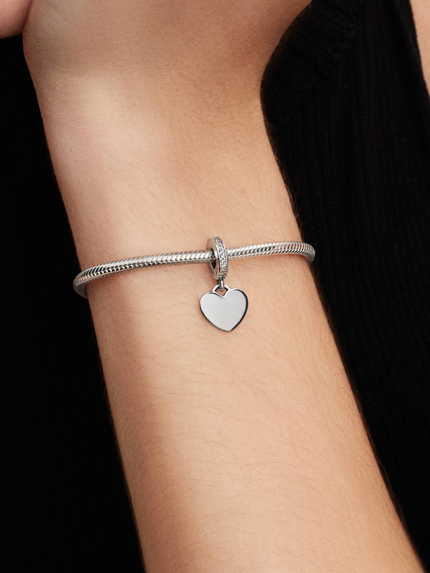 Charm Colgante Corazón Grabable