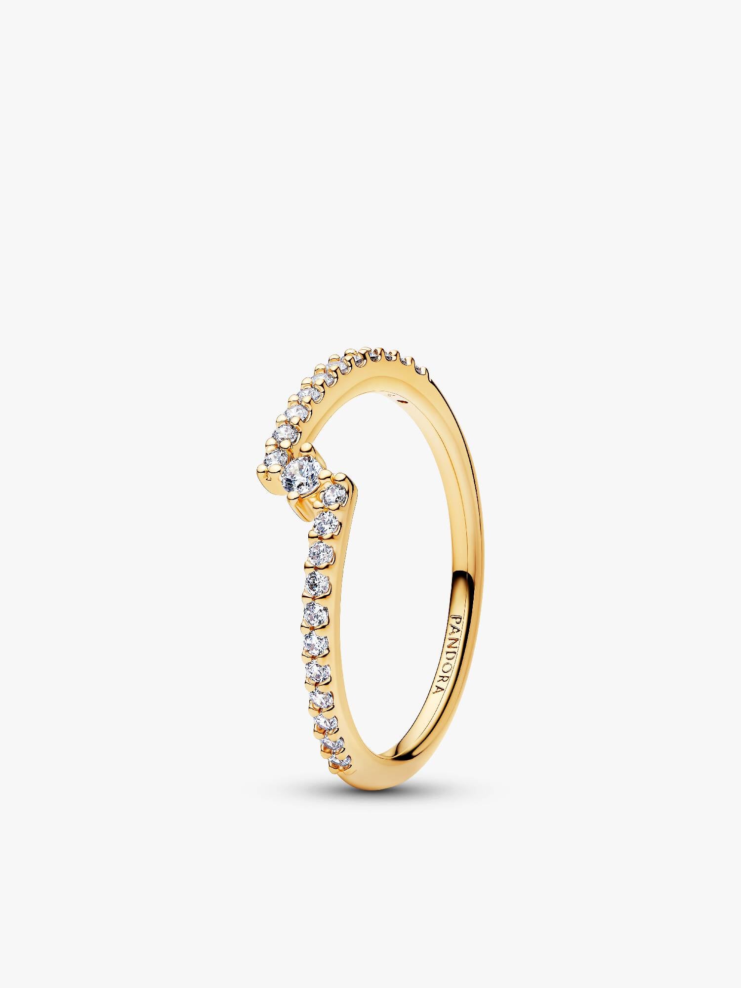 Anillo Abierto en Pavé Brillante