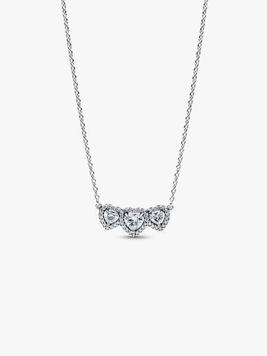 Collares Triple Halo Corazón
