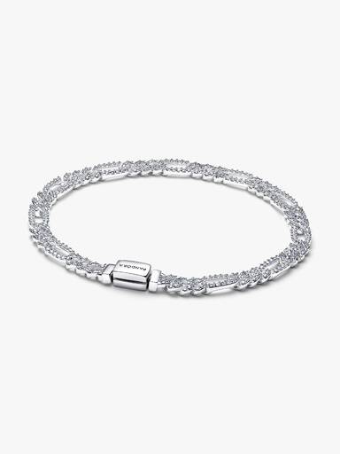 Pulsera de Cadena Cubana Ovalada