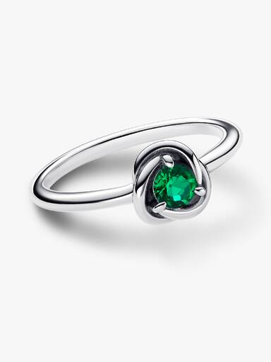 Anillo Círculo Eternity Gema del Mes de Mayo